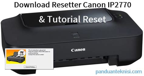 download resetter canon ip2770